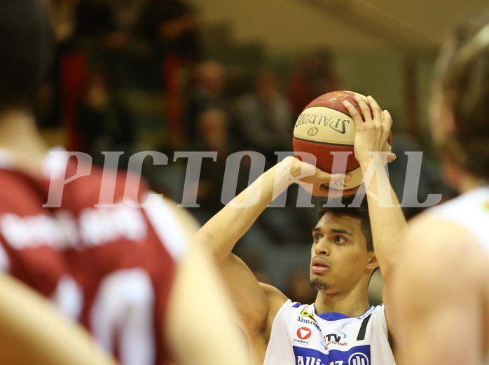 Basketball ABL 2015/16 Grunddurchgang 14.Runde Traiskirchen Lions vs. Gmunden Swans