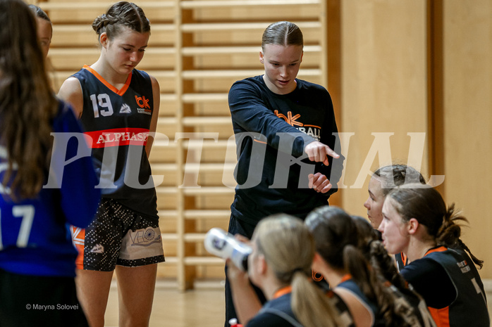 16.02.2025 Österreichischer Basketballverband 2024/25, SLWU16 Vienna United vs Basket Duchess