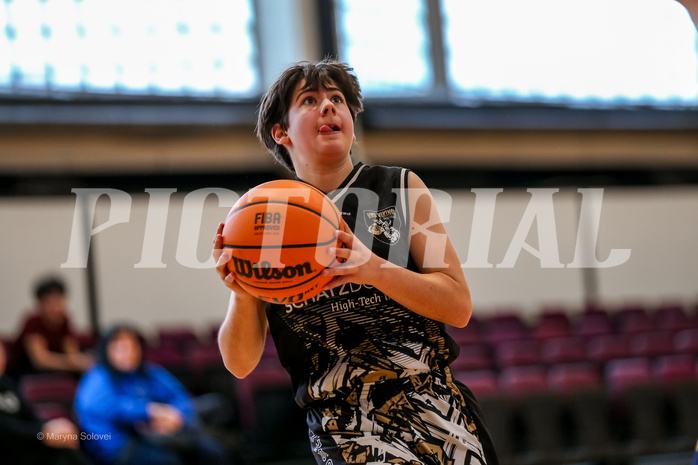 01.03.2025 Österreichischer Basketballverband 2024/25, SLWU16 WAT 3 Capricorns vs. VKL Vikings Swans