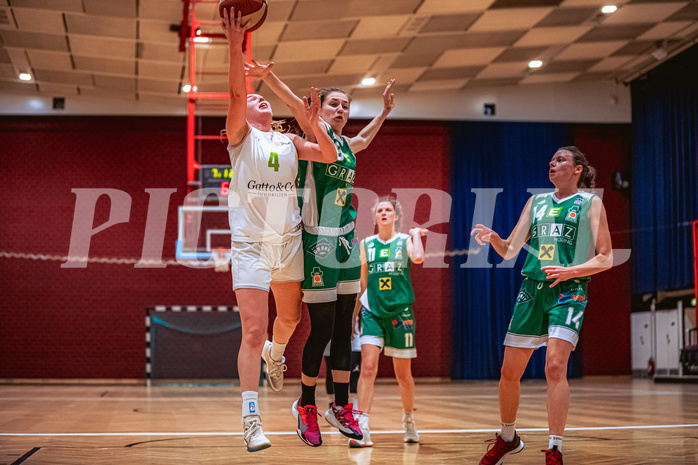 Basketball Austria Damen Cup 2021/22, Cup Viertelfinale Basket Flames vs. UBI Graz
