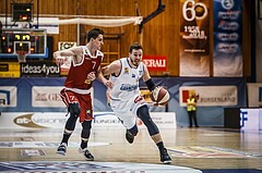 Basketball, ABL 2018/19, Grunddurchgang 29.Runde, Oberwart Gunners, Traiskirchen Lions, Hayden Thomas Lescault (11)
