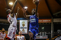 Basketball, bet-at-home Basketball Superliga 2020/21, Grunddurchgang 7. Runde, BC Vienna, Oberwart Gunners, Quincy Diggs (13)