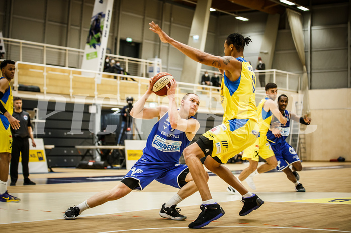 Basketball, bet-at-home Basketball Superliga 2019/20, Viertelfinale 2. Spiel, SKN St. Pölten Basketball, Oberwart Gunners, Sebastian Käferle (7)