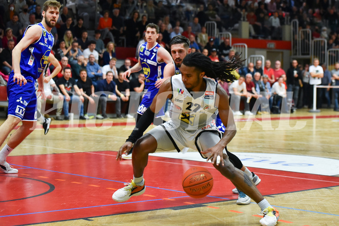 Basketball Superliga 2021/22, 
Viertelfinale Spiel 2, Flyers Wels vs Swans Gmunden