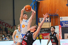 Basketball Superliga 2024/25, Playoffs, Viertelfinale Spiel 1 Oberwart Gunners vs. Kapfenberg Bulls


