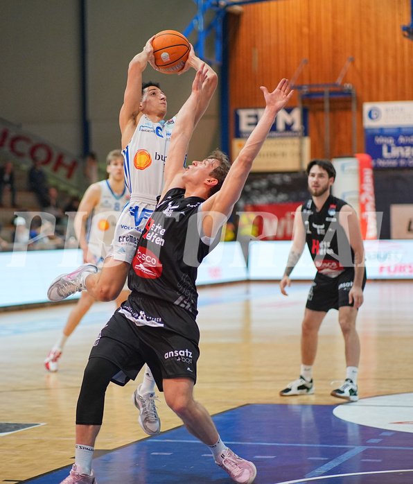 Basketball Superliga 2024/25, Playoffs, Viertelfinale Spiel 1 Oberwart Gunners vs. Kapfenberg Bulls