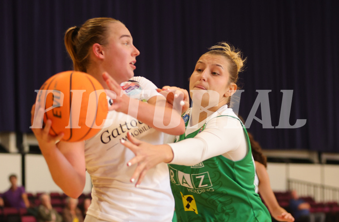 Basketball Damen Superliga 2022/23, Grunddurchgang 1.Runde Basket Flames vs. UBI Graz


