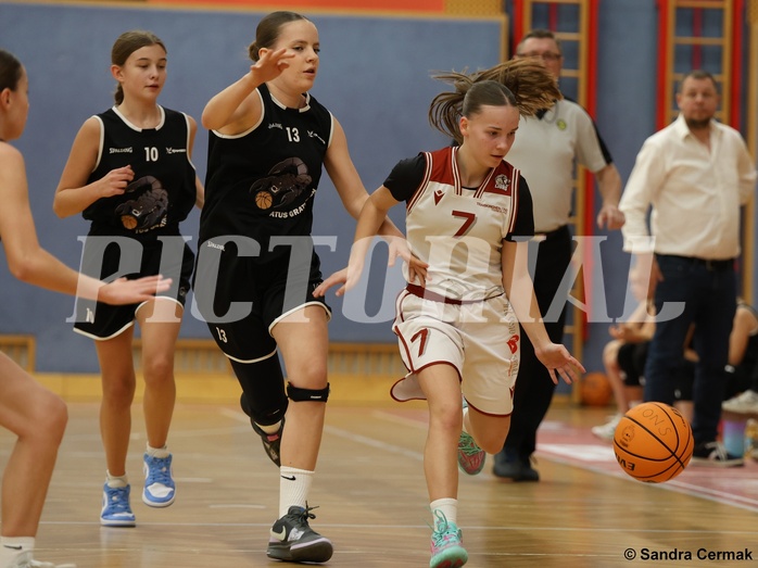 Basketball Superliga 2024/25, SLWU14 Traiskirchen Lionesses vs. ATUS Gratkorn Scorpions


