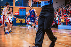 Basketball, Win2Day Superliga 2022/23, 6. Qualifikationsrunde, Traiskirchen Lions, BBC Nord Dragonz, Petar Cosic (3)
