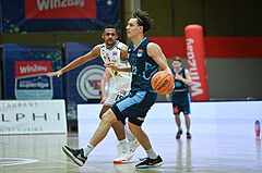 Basketball, Superliga 2023/24, Grunddurchgang 22. Runde, Flyers Wels vs. Vienna Timberwolves,
