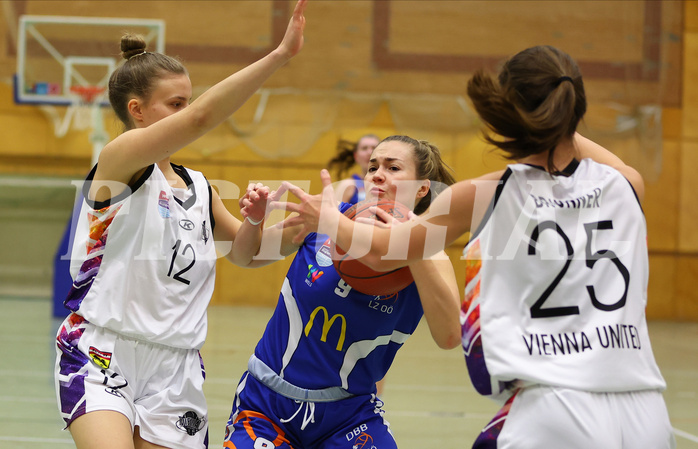 Basketball Damen Superliga 2022/23, Grunddurchgang 11.Runde Vienna United vs. DBB LZ OÖ