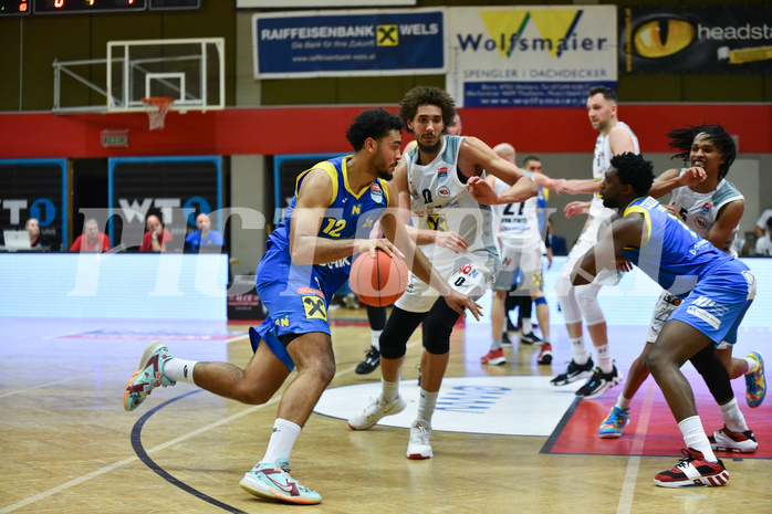 Win2Day Basketball Superliga 2022/23, Playoff,Viertelfinale Spiel 3, Flyers Wels vs SKN St. Pölten