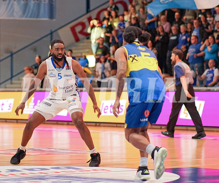 Basketball Superliga 2024/25, 6.Plazierungsrunde Oberwart Gunners vs. UBSC Graz