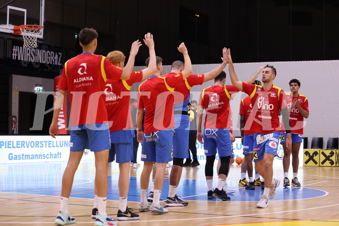 08.10.2023, Graz, Raiffeisen Sportpark Graz, Basketball Superliga 2023/24, Grunddurchgang, Runde 2, UBSC Raiffeisen Graz vs. SKN St. Pölten