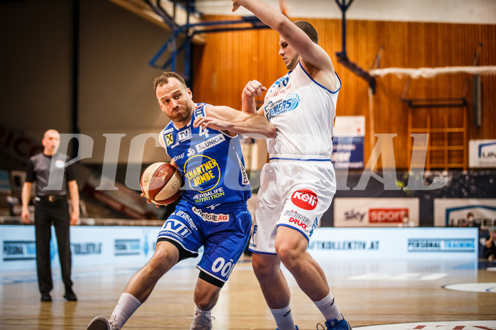 Basketball, bet-at-home Basketball Superliga 2020/21, Halbfinale Spiel 4, Oberwart Gunners, Gmunden Swans, Enis Murati (4)
