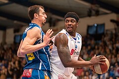 Basketball, CUP 2017 , Finale, Oberwart Gunners, Kapfenberg Bulls, Cedric Kuakumensah (5)