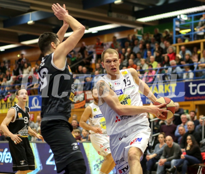 Basketball ABL 2017/18, Grunddurchgang 25.Runde Gmunden Swans vs. Traiskirchen Lions