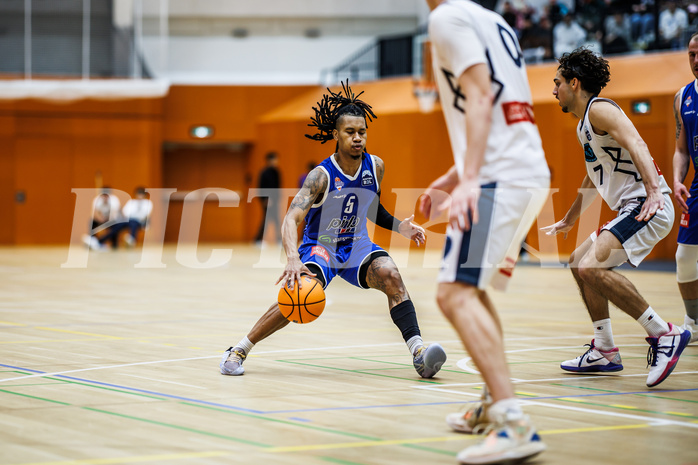 Basketball, Basketball Zweite Liga 2024/25, Grunddurchgang 21.Runde, Vienna Timberwolves, Kufstein Towers, Aytor Johnson Alberto (5)
