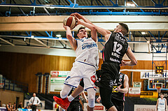 Basketball, bet-at-home Basketball Superliga 2020/21, Platzierungsrunde, 5. Runde, Oberwart Gunners, Flyers Wels, Edi Patekar (9)