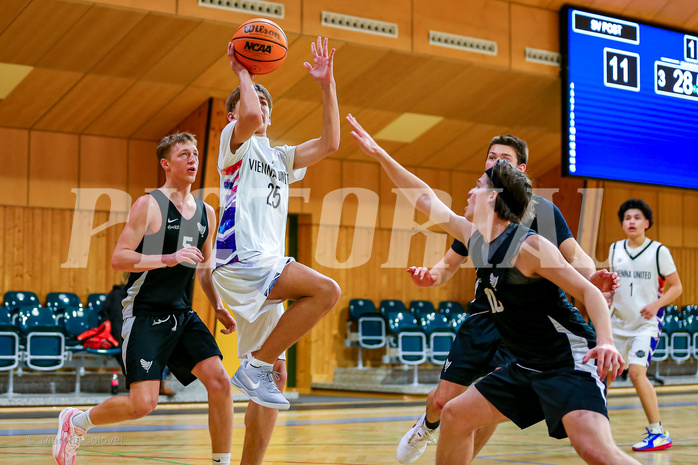 01.12.2024 Österreichischer Basketballverband 2024/25, SLMU16, Post SV Wien vs. Swarco Raiders