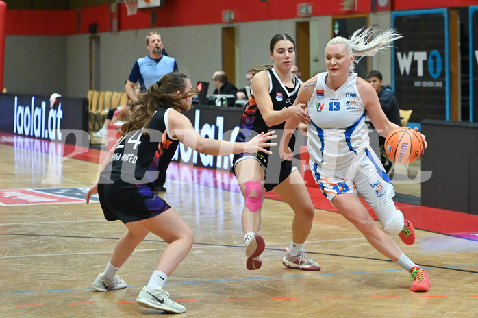 Basketball Damen Supercup 2024/25, 4.Runde, DBB Wels vs Vienna United,

