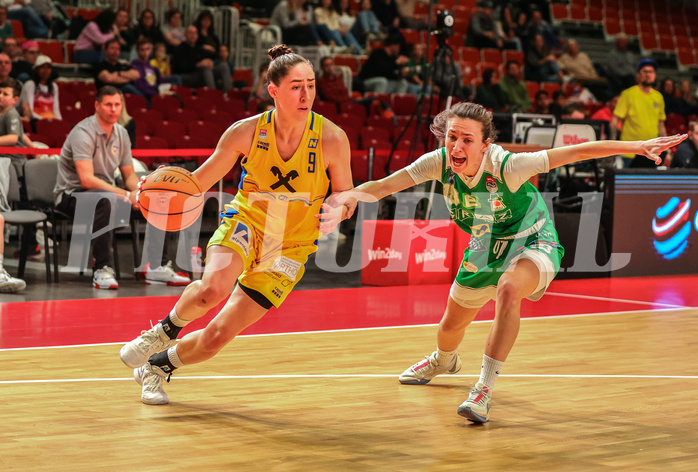 Basketball Damen Superliga 2023/24, Grunddurchgang 12.Runde SKN St. Pölten vs. UBI Graz