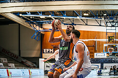 Basketball, bet-at-home Basketball Superliga 2020/21, Grunddurchgang 8. Runde, Oberwart Gunners, Klosterneuburg Dukes, Edin Bavcic (13)