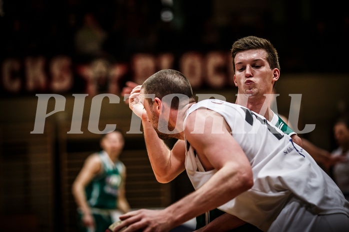 Basketball, 2.Bundesliga, Grunddurchgang 10.Runde (Nachtrag), Mattersburg Rocks, KOŠ Posojilnica Bank Celovec, Corey HALLETT (16)