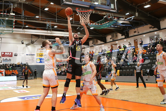 Basketball Superliga 2021/22, Grunddurchgang 17.Runde Klosterneuburg Dukes vs. Flyers Wels


