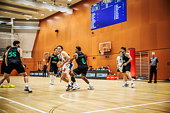 Basketball, Basketball Zweite Liga 2024/25, Grunddurchgang 4.Runde, Vienna Timberwolves, UDW Alligators, Ivor Kuresevic (44), Steven Kaltenbrunner (8)