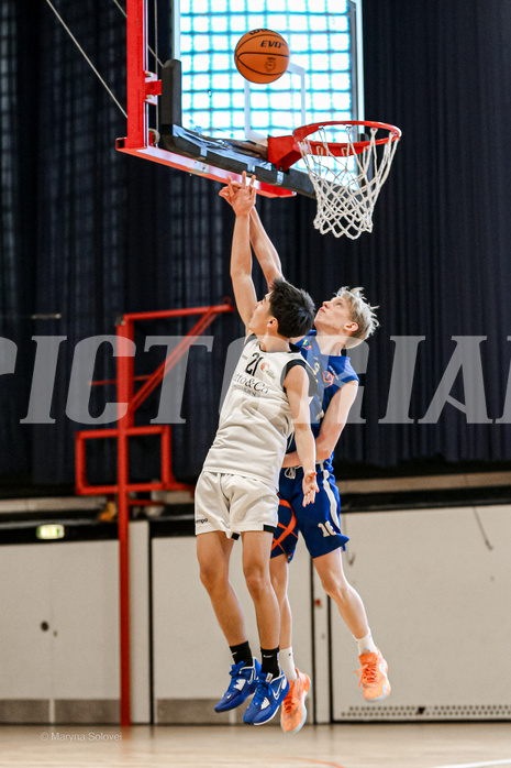 02.03.2025 Österreichischer Basketballverband 2024/25, SLMU16 Basket Flames WAT vs. FCN Baskets Wels