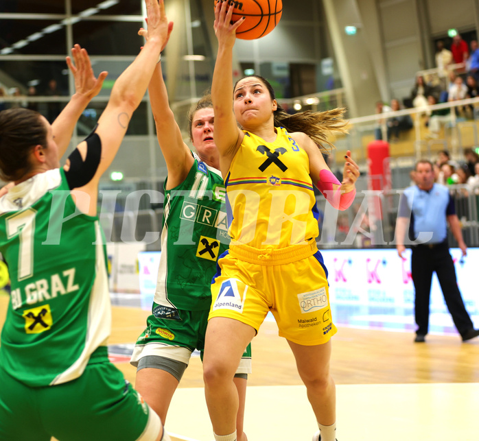 Basketball Damen Superliga 2023/24, Finale Spiel 1 SKN St. Pölten vs. UBI Graz


