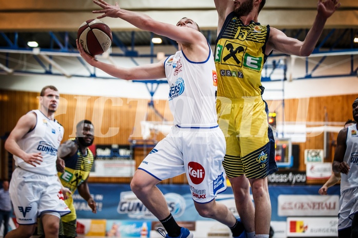 Basketball, ABL 2018/19, Grunddurchgang 27.Runde, Oberwart Gunners, BC Vienna, Sebastian Käferle (7) Basketball, ABL 2018/19, Grunddurchgang 27.Runde, Oberwart Gunners, BC Vienna, Sebastian Käferle (7)