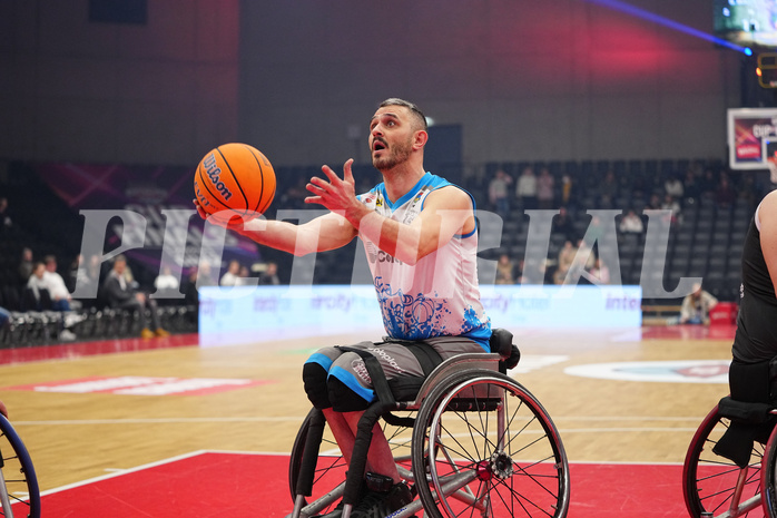 Basketball Austria Cup 2025, Final Four, Rollstuhl BB Cup Finale,  Flinkstones Graz vs Sitting Bulls Klosterneuburg


