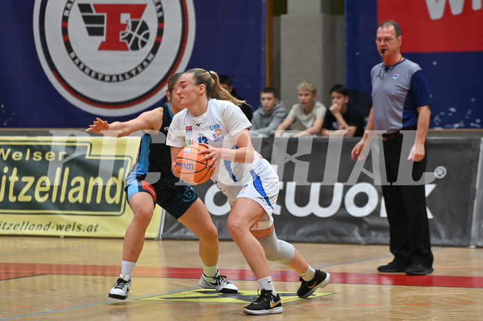Basketball Superliga 2024/25, Grunddurchgang 8.Runde, DBB Wels vs Vienna Timberwolves,

