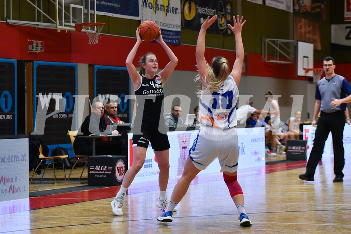 Win2Day Basketball, Damen Superliga 2022/23, Grunddurchgang 12. Runde, DBB LZ OÖ vs Basket Flames,