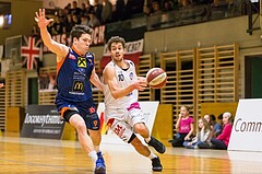 Basketball, ABL 2016/17, CUP 2.Runde, Mattersburg Rocks, Fürstenfeld Panthers, Jan NICOLI (10), Paul Radakovics (9)