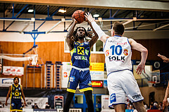 Basketball, bet-at-home Basketball Superliga 2021/22, Grunddurchgang Runde 12, Oberwart Gunners, UBSC Graz, Lesly Varner (11)