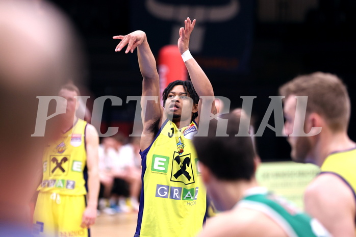 26.03.2023, Graz, Raiffeisen Sportpark Graz, Basketball Superliga 2022/23,5. Qualifikationsrunde, UBSC Raiffeisen Graz vs. Kapfenberg Bulls