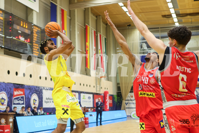 Basketball Superliga 2023/24, Grunddurchgang 19.Runde SKN St. Pölten vs. Traiskirchen Lions