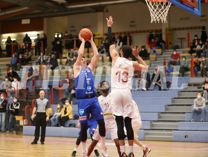 Basketball Superliaga 2021/22, Grunddurchgang 16.Runde Traiskirchen Lions vs. D.C. Timberwolves