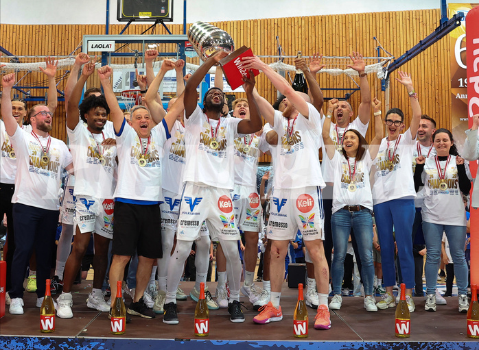 Basketball Superliga 2024/25, Playoffs, Finale Spiel 3 Oberwart Gunners vs. BBC Nord Dragonz


