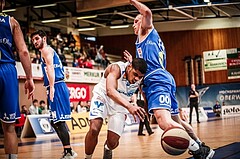 Basketball, ABL 2017/18, Grunddurchgang 31.Runde, Oberwart Gunners, Gmunden Swans, Gregg Denzel (9)