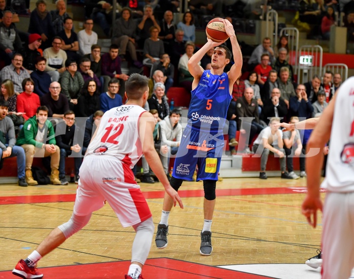 Basketball ABL 2018/19 Grunddurchgang 22. Runde Flyers Wels vs Bulls Kapfenberg