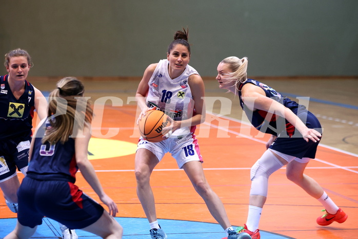 20.03.2024, Graz, Unionhalle A, Basketball Damen Superliga 2023/24, Semifinale, UBSC-DBBC Graz - SKN St. Pölten Frauen,  