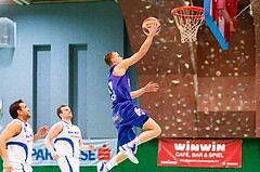 Basketball, ABL 2016/17, CUP 2.Runde, Blue Devils Wr. Neustadt, Oberwart Gunners, Sebastian Kaeferle (7)