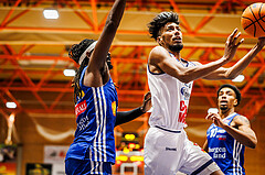 Basketball, win2day Basketball Superliga 2024/25, Grunddurchgang Runde 9, BBC Nord Dragonz, Oberwart Gunners, Jalen Green (22)