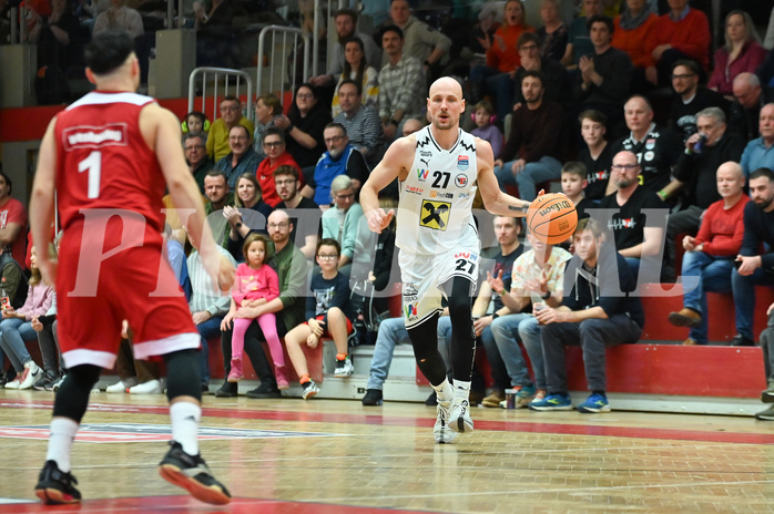 Basketball, Superliga 2023/24, Grunddurchgang 20. Runde, Flyers Wels vs. BC Vienna,