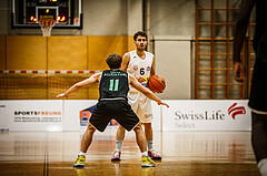 Basketball, Basketball Zweite Liga 2021/22, Grunddurchgang 1. Runde, Mattersburg Rocks, Deutsch Wagram Alligators, Jan NICOLI (6)