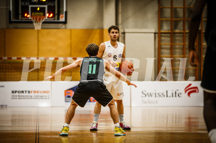 Basketball, Basketball Zweite Liga 2021/22, Grunddurchgang 1. Runde, Mattersburg Rocks, Deutsch Wagram Alligators, Jan NICOLI (6)